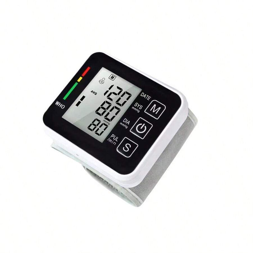Monitor LCD electrónico de presión arterial de muñeca con descuento del 50%
