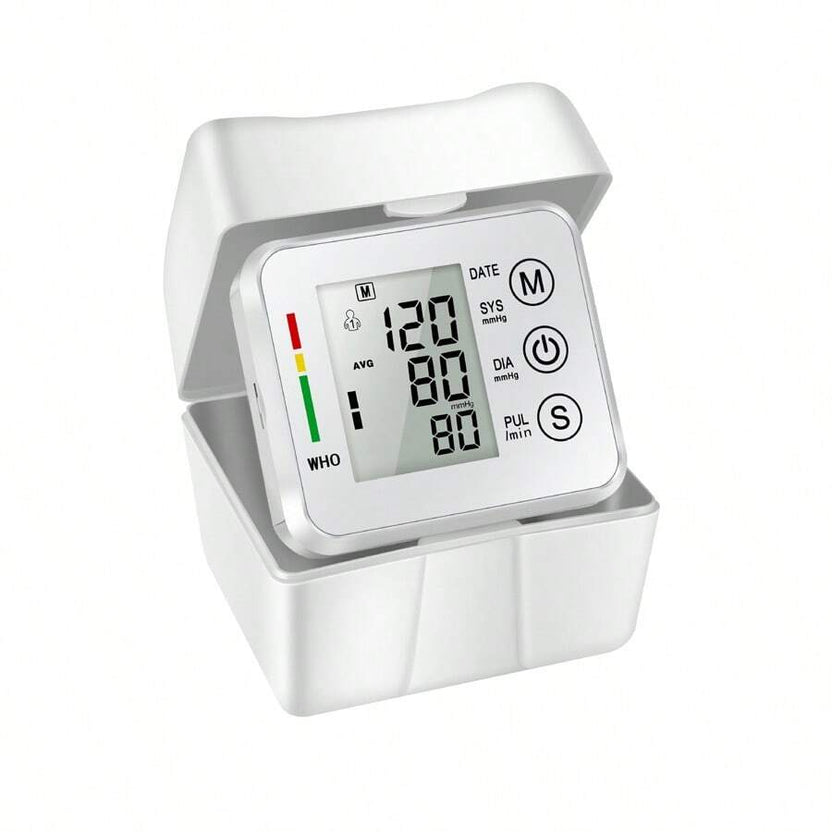 Monitor LCD electrónico de presión arterial de muñeca con descuento del 50%