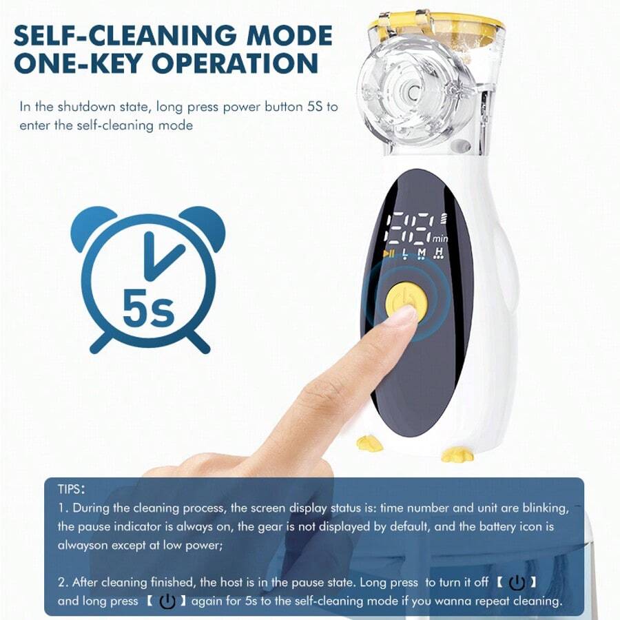 Portable Nebulizer Handheld Device for Adults & Kids