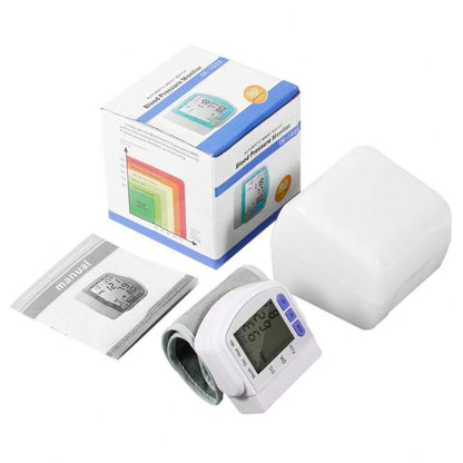 Compact Wrist BP Monitor Rechargeable, 2×99 Memory