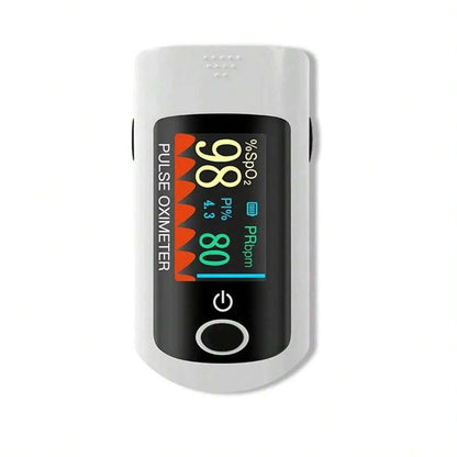 Oxímetro de pulso de dedo, monitor rápido de SpO2 y frecuencia cardíaca con pantalla